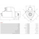 Стартер S0104 AS-PL