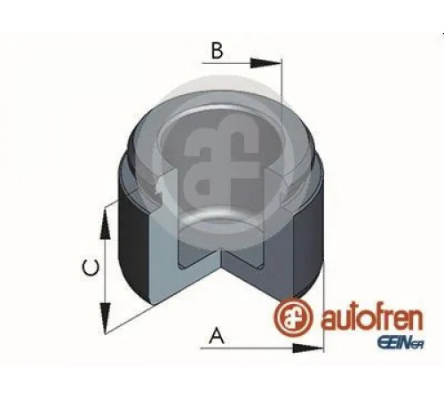 Поршень, гальмівний супорт D025368 AUTOFREN SEINSA
