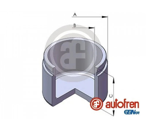 Поршень, гальмівний супорт D025374 AUTOFREN SEINSA
