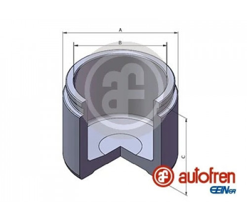 Поршень, гальмівний супорт D025393 AUTOFREN SEINSA