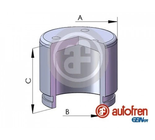 Поршень, гальмівний супорт D02553 AUTOFREN SEINSA