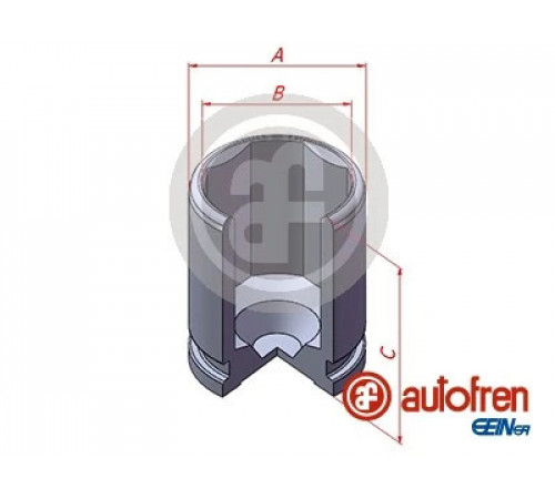 Поршень, гальмівний супорт D025543 AUTOFREN SEINSA