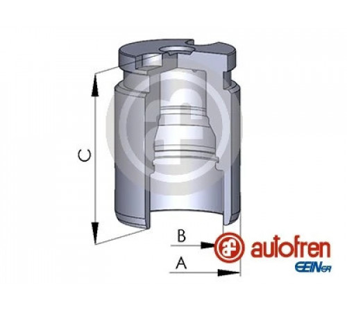 Поршень, гальмівний супорт D025545 AUTOFREN SEINSA