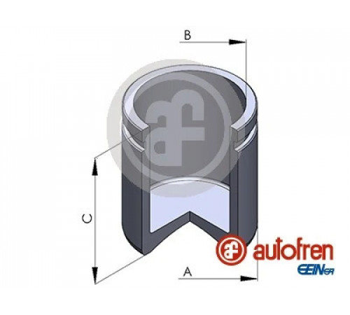 Поршень, гальмівний супорт D02561 AUTOFREN SEINSA