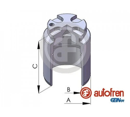 Поршень, гальмівний супорт D025729 AUTOFREN SEINSA