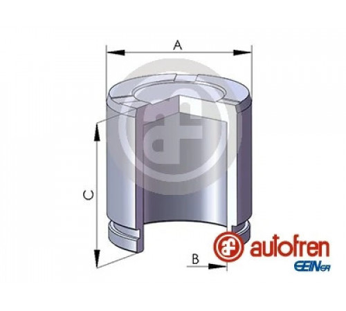 Поршень, гальмівний супорт D025764 AUTOFREN SEINSA