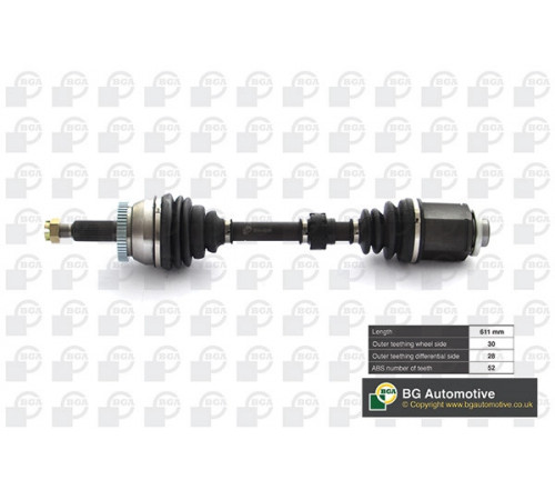 Приводний вал DS2707R BGA