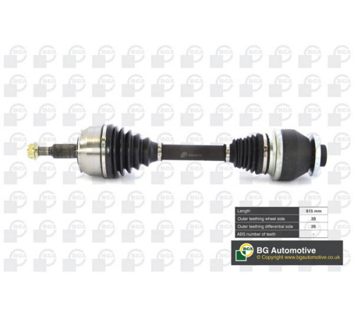 Приводний вал DS9640L BGA