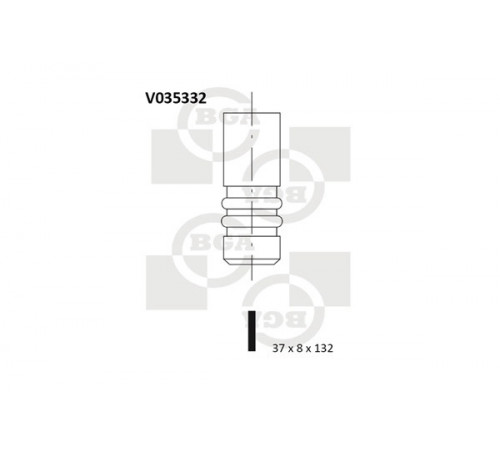 Випускний клапан V035332 BGA