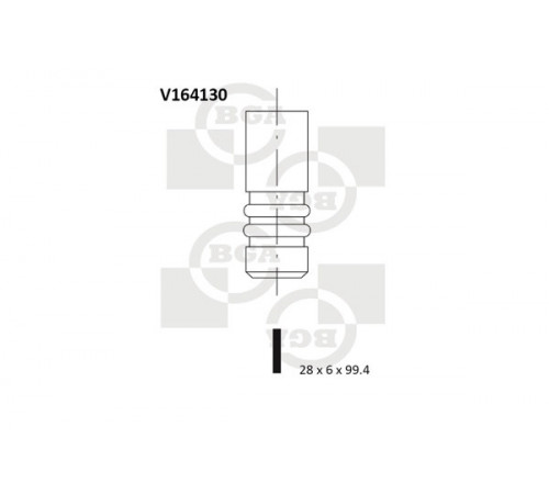 Впускний клапан V164130 BGA