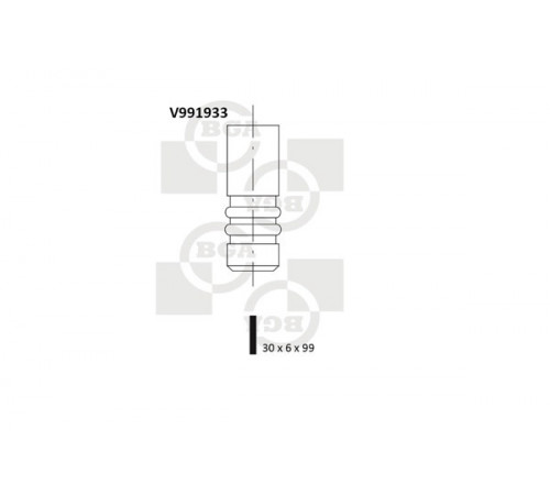 Впускний клапан V991933 BGA