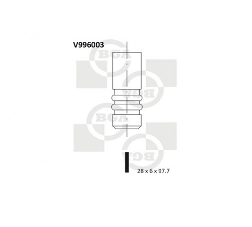 Випускний клапан V996003 BGA