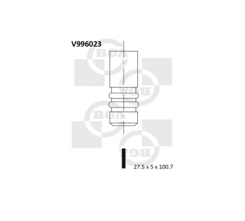 Випускний клапан V996023 BGA
