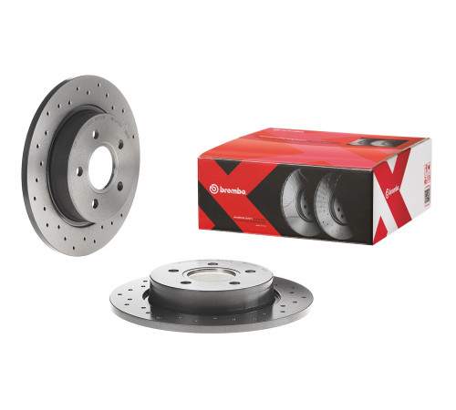 Гальмівний диск 08.A725.1X BREMBO
