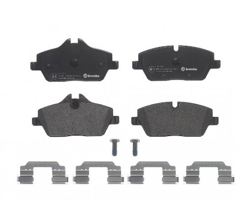Комплект гальмівних накладок, дискове гальмо P 06 034 BREMBO