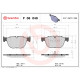 Комплект гальмівних накладок, дискове гальмо P 06 049 BREMBO