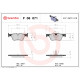 Комплект гальмівних накладок, дискове гальмо P 06 071 BREMBO