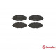 Комплект гальмівних накладок, дискове гальмо P 15 006 BREMBO