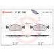Комплект гальмівних накладок, дискове гальмо P 23 138 BREMBO