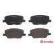 Комплект гальмівних накладок, дискове гальмо P 23 164 BREMBO