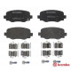 Комплект гальмівних накладок, дискове гальмо P 23 177 BREMBO