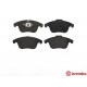 Комплект гальмівних накладок, дискове гальмо P 24 076 BREMBO