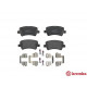 Комплект гальмівних накладок, дискове гальмо P 24 078 BREMBO
