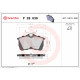 Комплект гальмівних накладок, дискове гальмо P 28 030 BREMBO