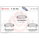 Комплект гальмівних накладок, дискове гальмо P 28 034 BREMBO