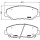 Комплект гальмівних накладок, дискове гальмо P 28 035 BREMBO
