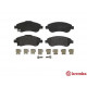 Комплект гальмівних накладок, дискове гальмо P 28 045 BREMBO