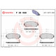 Комплект гальмівних накладок, дискове гальмо P 28 068 BREMBO