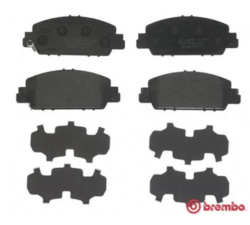 Комплект гальмівних накладок, дискове гальмо P 28 077 BREMBO
