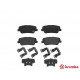 Комплект гальмівних накладок, дискове гальмо P 30 063 BREMBO