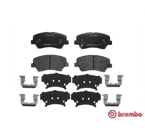 Комплект гальмівних накладок, дискове гальмо P 30 073 BREMBO