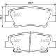 Комплект гальмівних накладок, дискове гальмо P 30 103 BREMBO