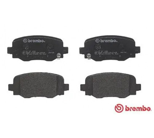 Комплект гальмівних накладок, дискове гальмо P 37 020 BREMBO