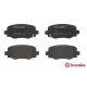 Комплект гальмівних накладок, дискове гальмо P 37 020 BREMBO
