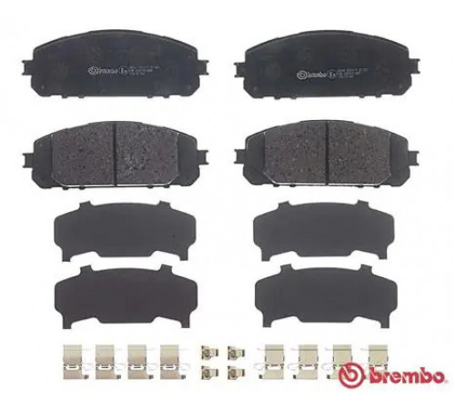 Комплект гальмівних накладок, дискове гальмо P 37 021 BREMBO