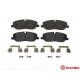 Комплект гальмівних накладок, дискове гальмо P 44 014 BREMBO