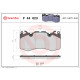 Комплект гальмівних накладок, дискове гальмо P 44 023 BREMBO