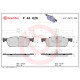Комплект гальмівних накладок, дискове гальмо P 44 026 BREMBO