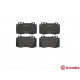 Комплект гальмівних накладок, дискове гальмо P 50 053 BREMBO