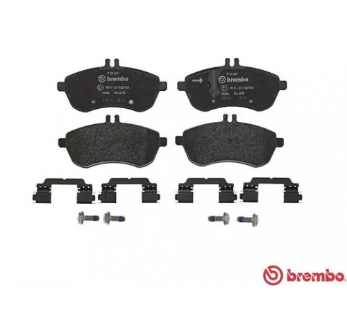 Комплект гальмівних накладок, дискове гальмо P 50 067 BREMBO