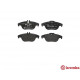 Комплект гальмівних накладок, дискове гальмо P 50 068 BREMBO