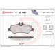 Комплект гальмівних накладок, дискове гальмо P 50 084 BREMBO