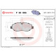 Комплект гальмівних накладок, дискове гальмо P 50 085 BREMBO