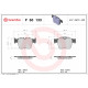 Комплект гальмівних накладок, дискове гальмо P 50 133 BREMBO