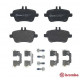 Комплект гальмівних накладок, дискове гальмо P 50 140 BREMBO