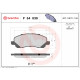 Комплект гальмівних накладок, дискове гальмо P 54 030 BREMBO